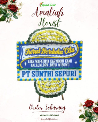 Papan Bunga Duka di Lawang